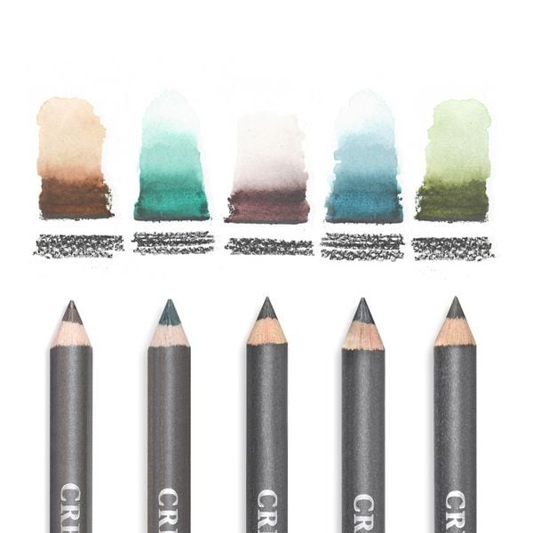 Produktbild: Cretacolor K&uuml;nstlerstifte Aquarellgraphit Pocket Set, 6er Metalletui