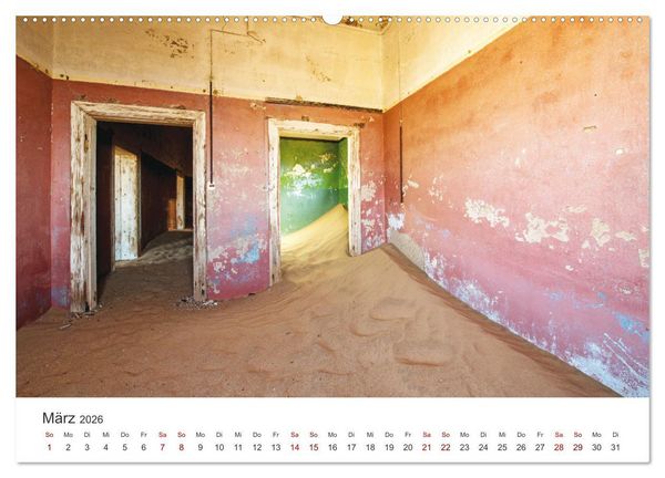 Produktbild: Kolmannskuppe Die Geisterstadt in der Sandw&uuml;ste (hochwertiger Premium Wandkalender 2026 DIN A2 quer), Kunstdruck in Hochglanz