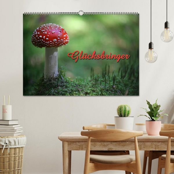 Produktbild: Gl&uuml;cksbringer (Wandkalender 2026 DIN A2 quer), CALVENDO Monatskalender