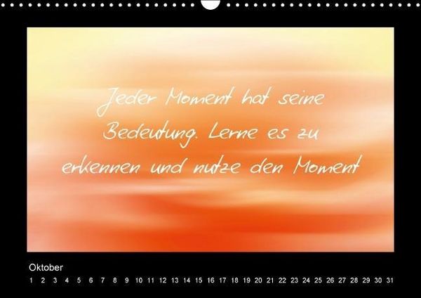 Produktbild: Monatsspr&uuml;che (Wandkalender immerw&auml;hrend DIN A3 quer)