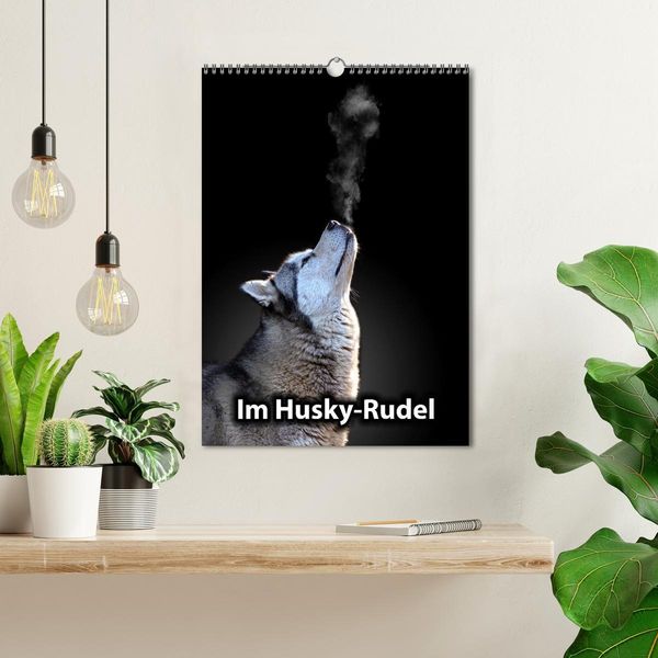 Produktbild: Im Husky-Rudel (Wandkalender 2026 DIN A3 hoch), CALVENDO Monatskalender