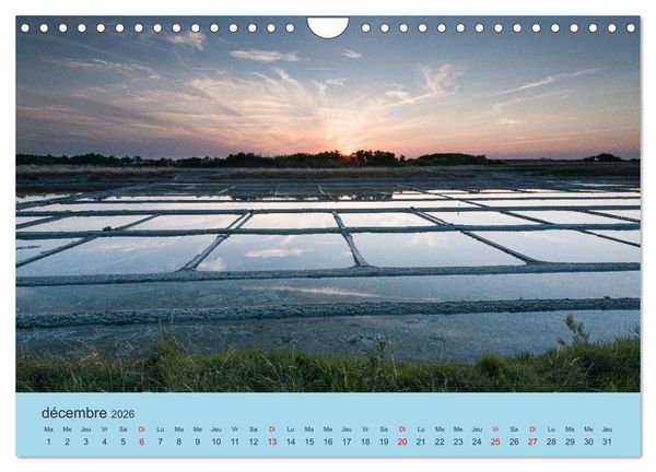 Produktbild: La Charente Maritime, des paysages entre terre et mer (Calendrier mural 2026 DIN A4 vertical), CALVENDO calendrier mensuel