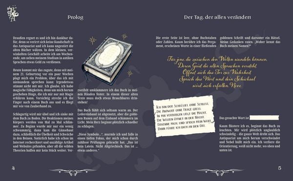 Produktbild: Dark Hearts & Magic Minds &ndash; Eine R&auml;tsel-Romantasy