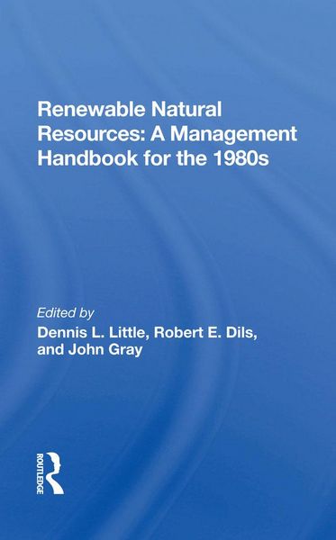 Produktbild: Renewable Natural Resources
