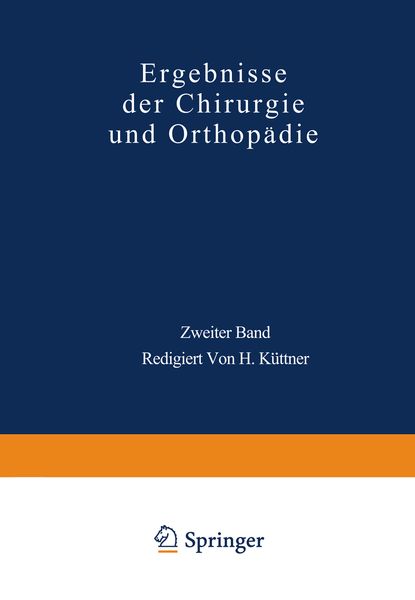 Produktbild: Ergebnisse der Chirurgie und Orthop&auml;die