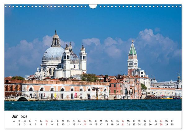 Produktbild: Unterwegs in Venedig (Wandkalender 2026 DIN A3 quer), CALVENDO Monatskalender