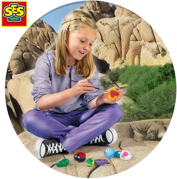 Produktbild: SES CREATIVE Malset Steine bemalen