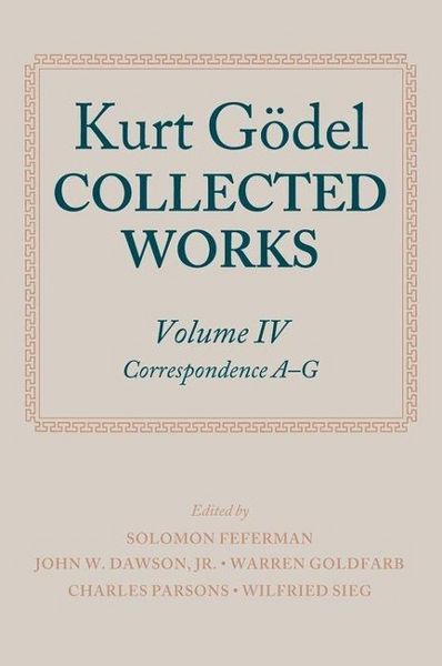 Produktbild: Kurt Godel Coll Works Volume I