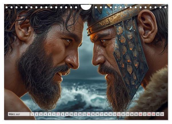 Produktbild: Odysseus Reise &ndash; Gefahren, Verlockungen, Schicksal (Wandkalender 2027 DIN A4 quer), CALVENDO Monatskalender