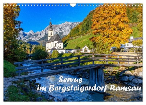 Produktbild: Servus im Bergsteigerdorf Ramsau (Wandkalender 2026 DIN A3 quer), CALVENDO Monatskalender