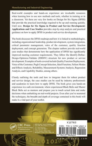 Produktbild: Design for Six Sigma in Product and Service Development