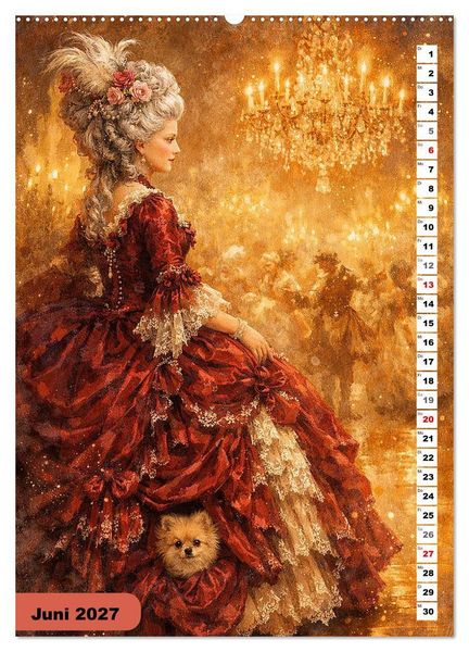 Produktbild: Glanz des Rokoko (Wandkalender 2027 DIN A2 hoch), CALVENDO Monatskalender
