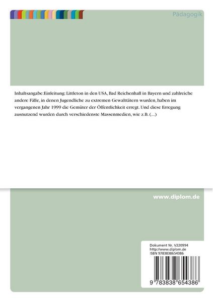 Produktbild: Computerspiele und Jugendgewalt