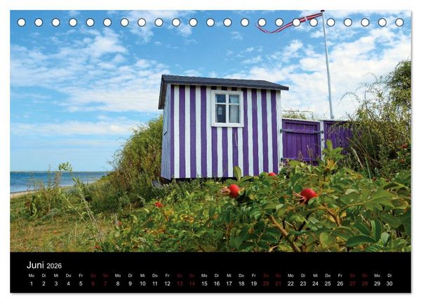 Produktbild: Segelsommer - D&auml;nische S&uuml;dsee (Tischkalender 2026 DIN A5 quer), CALVENDO Monatskalender