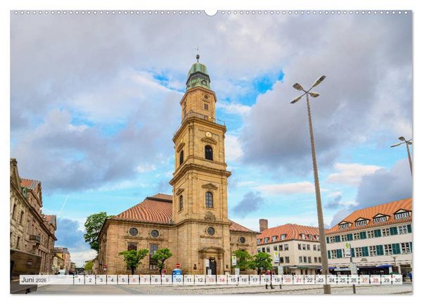 Produktbild: Erlangen Impressionen (Wandkalender 2026 DIN A2 quer), CALVENDO Monatskalender