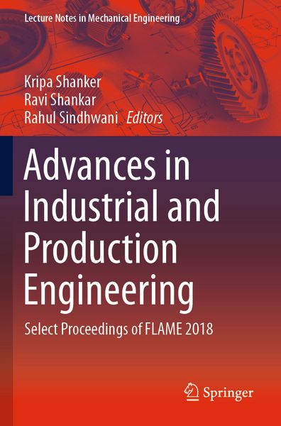 Produktbild: Advances in Industrial and Production Engineering