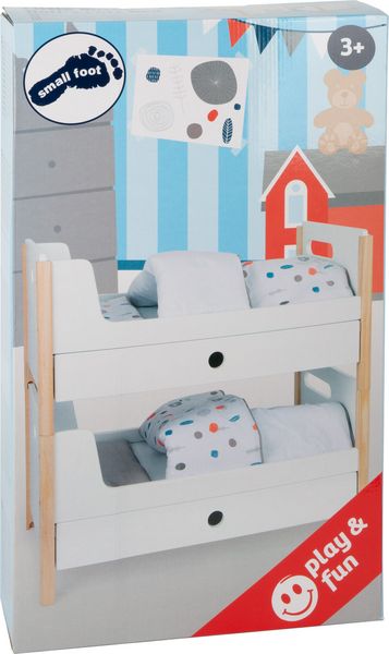 Produktbild: small foot 11811 - Puppenhochbett, Little Button, Etagen-Puppenbett, Holz
