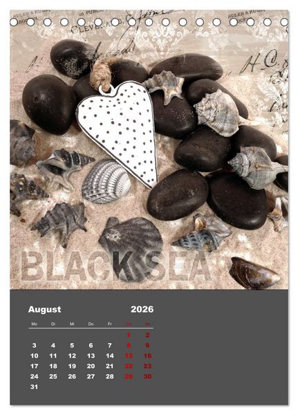 Produktbild: Geschenke vom Meer (Tischkalender 2026 DIN A5 hoch), CALVENDO Monatskalender