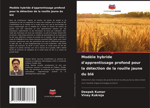 Produktbild: Mod&egrave;le hybride d'apprentissage profond pour la d&eacute;tection de la rouille jaune du bl&eacute;