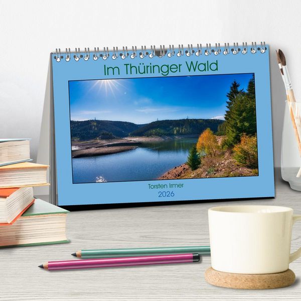 Produktbild: Im Th&uuml;ringer Wald (Tischkalender 2026 DIN A5 quer), CALVENDO Monatskalender