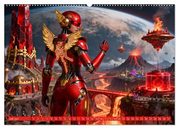 Produktbild: K&ouml;niginnen des Spektrums (hochwertiger Premium Wandkalender 2027 DIN A2 quer), Kunstdruck in Hochglanz