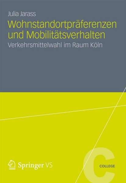Produktbild: Wohnstandortpr&auml;ferenzen und Mobilit&auml;tsverhalten