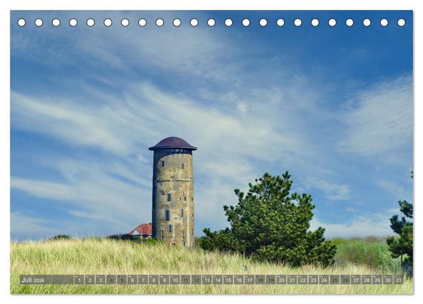 Produktbild: Zeeland - Wasser, Sand und Meer (Tischkalender 2026 DIN A5 quer), CALVENDO Monatskalender