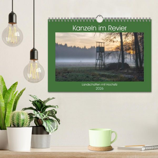 Produktbild: Kanzeln im Revier (Wandkalender 2026 DIN A4 quer), CALVENDO Monatskalender