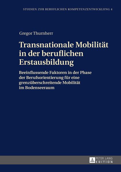 Produktbild: Transnationale Mobilit&auml;t in der beruflichen Erstausbildung