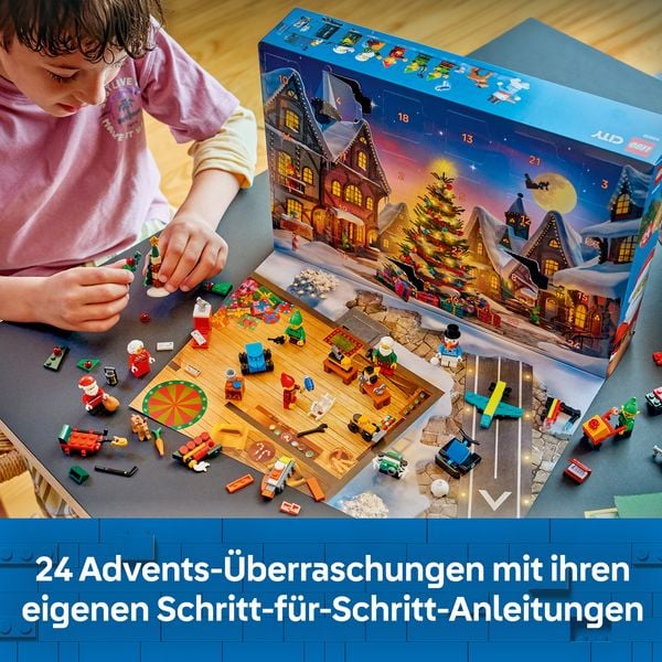 Produktbild: LEGO City Adventskalender 2026 Werkstatt des Weihnachtsmanns 60510