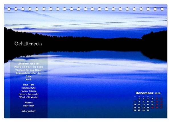 Produktbild: Lichtblicke f&uuml;r Auge und Seele - Der Kalender (Tischkalender 2026 DIN A5 quer), CALVENDO Monatskalender