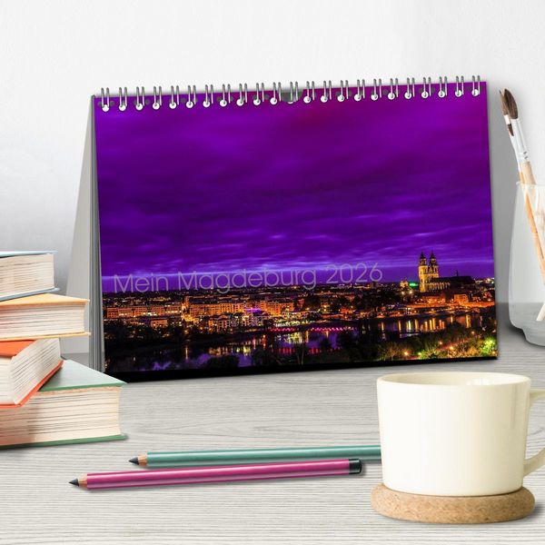Produktbild: Mein Magdeburg (Tischkalender 2026 DIN A5 quer), CALVENDO Monatskalender