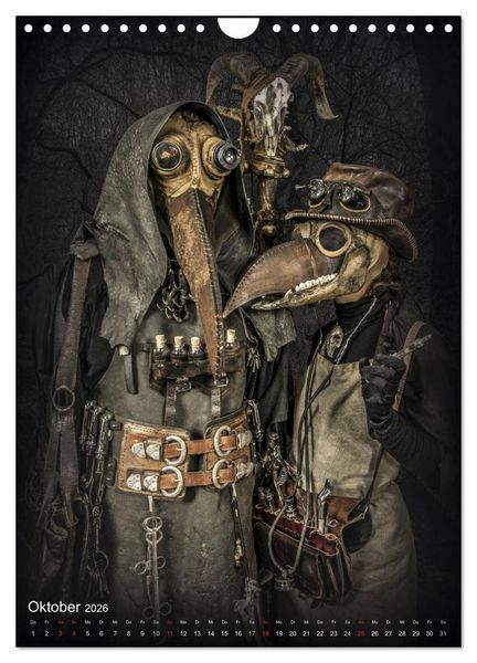 Produktbild: Steampunk Artwork (Wandkalender 2026 DIN A4 hoch), CALVENDO Monatskalender