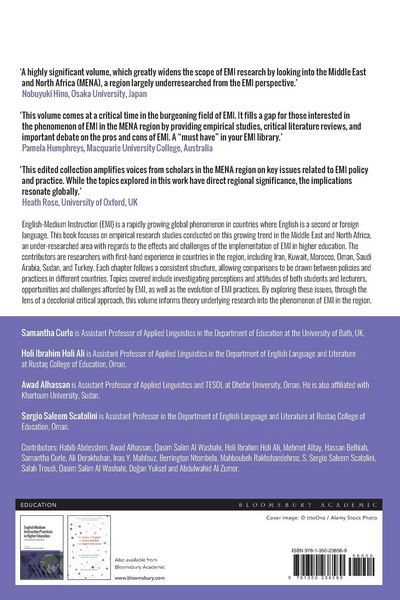 Produktbild: English-Medium Instruction in Higher Education in the Middle East and North Africa