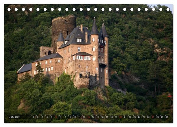Produktbild: Deutsche Burgen (Tischkalender 2027 DIN A5 quer), CALVENDO Monatskalender