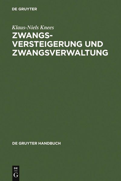 Produktbild: Zwangsversteigerung und Zwangsverwaltung