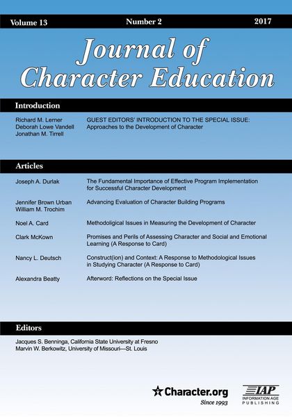 Produktbild: Journal of Character Education