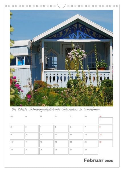 Produktbild: G&auml;rten in Schweden (Wandkalender 2026 DIN A3 hoch), CALVENDO Monatskalender