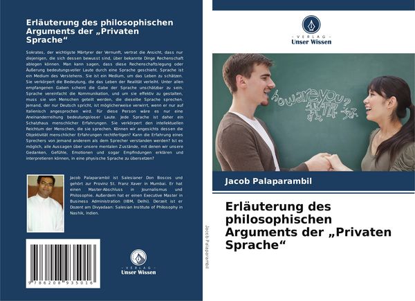 Produktbild: Erl&auml;uterung des philosophischen Arguments der "Privaten Sprache"