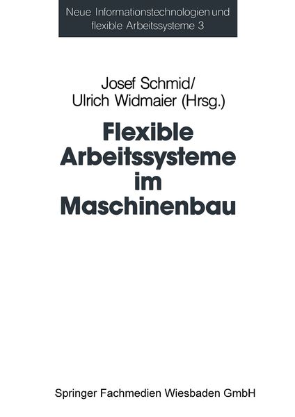 Produktbild: Flexible Arbeitssysteme im Maschinenbau