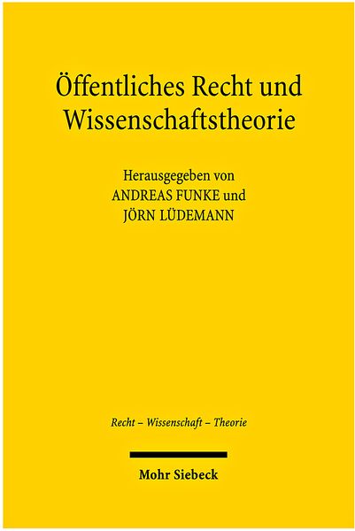 Produktbild: &Ouml;ffentliches Recht und Wissenschaftstheorie