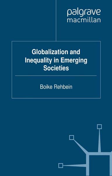 Produktbild: Globalization and Inequality in Emerging Societies