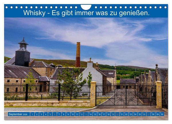 Produktbild: Witzige Whisky-Werbeslogans (Wandkalender 2026 DIN A4 quer), CALVENDO Monatskalender