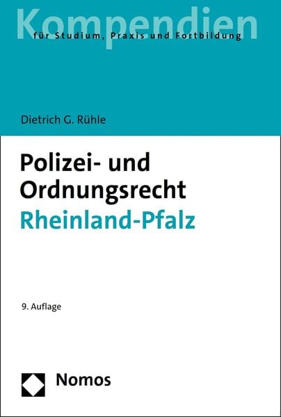 Produktbild: Polizei- und Ordnungsrecht Rheinland-Pfalz