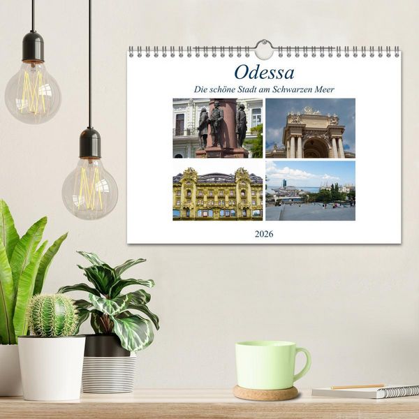 Produktbild: Odessa- Die sch&ouml;ne Stadt am Schwarzen Meer (Wandkalender 2026 DIN A4 quer), CALVENDO Monatskalender
