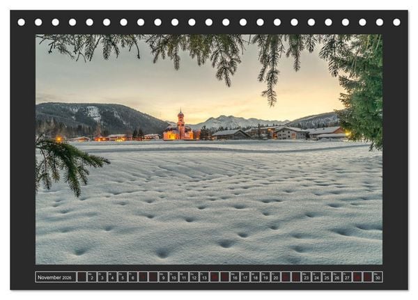 Produktbild: Leutasch tut gut (Tischkalender 2026 DIN A5 quer), CALVENDO Monatskalender