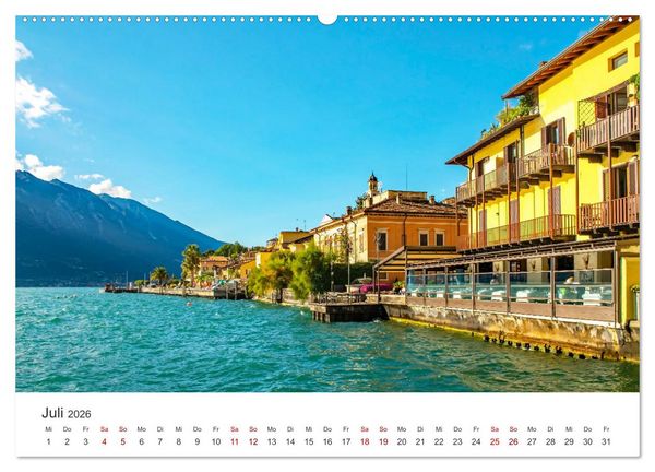 Produktbild: Limone sul Garda - Traumreiseziel (hochwertiger Premium Wandkalender 2026 DIN A2 quer), Kunstdruck in Hochglanz