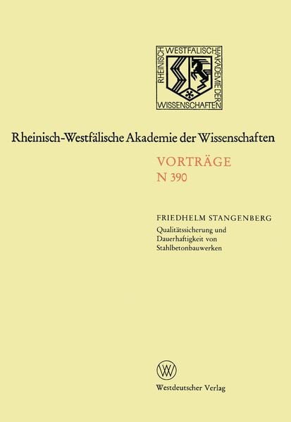 Produktbild: Qualit&auml;tssicherung und Dauerhaftigkeit von Stahlbetonbauwerken