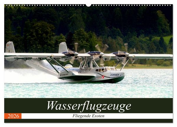 Produktbild: Wasserflugzeuge - Fliegende Exoten (Wandkalender 2026 DIN A2 quer), CALVENDO Monatskalender