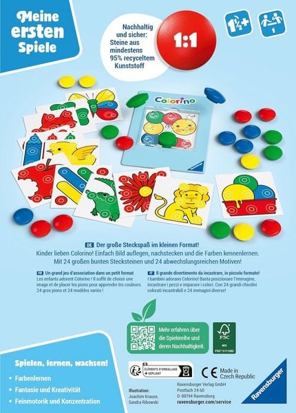 Produktbild: Mein erstes Colorino - Kinderspiel ab 1,5 Jahre